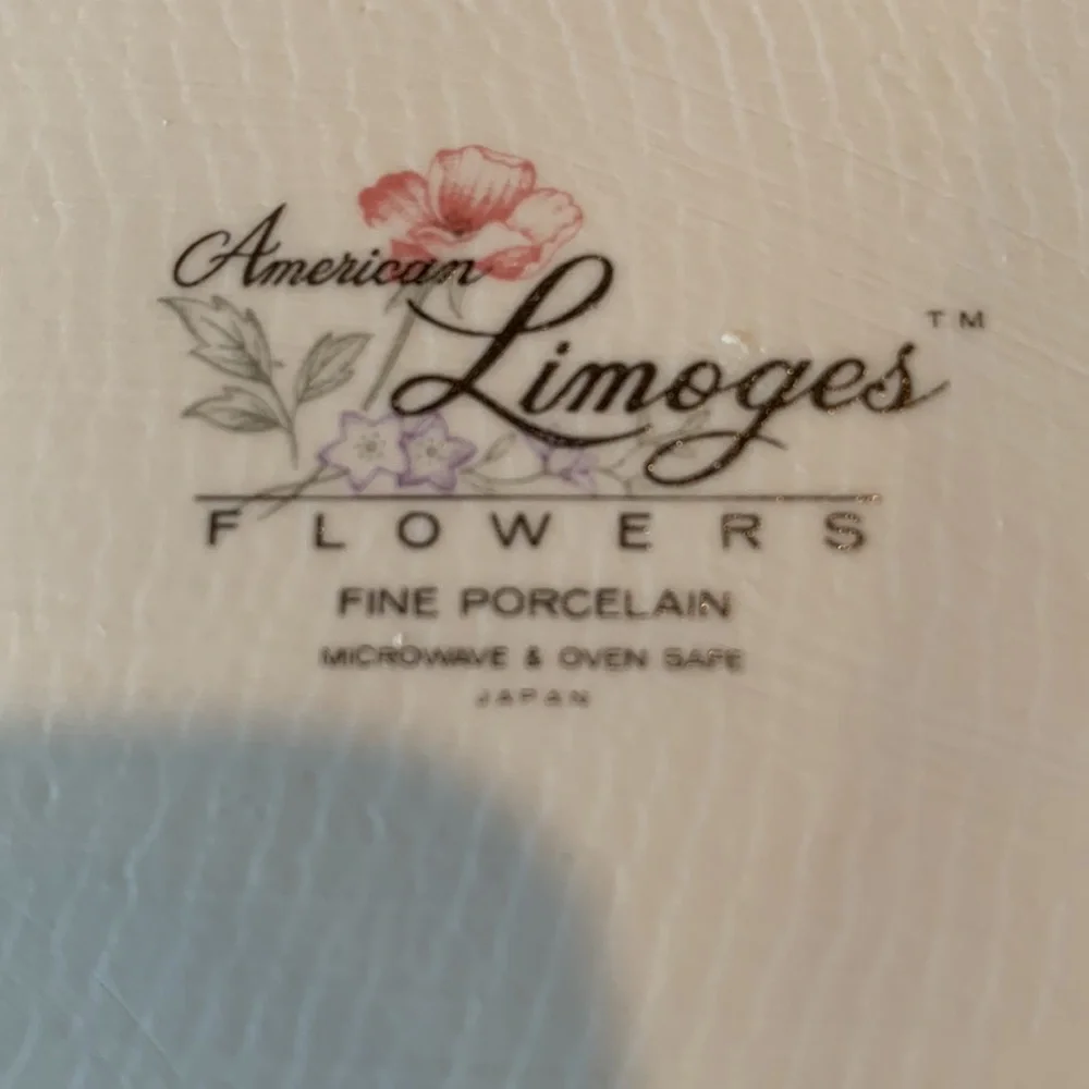 American Limoges Flowers Collection. It is the 10 1/2” Rectangular Baker